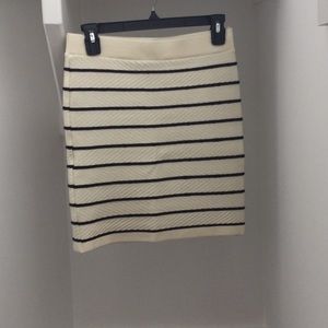 Black and white skirt